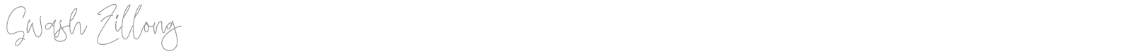 Swash Zillong font preview